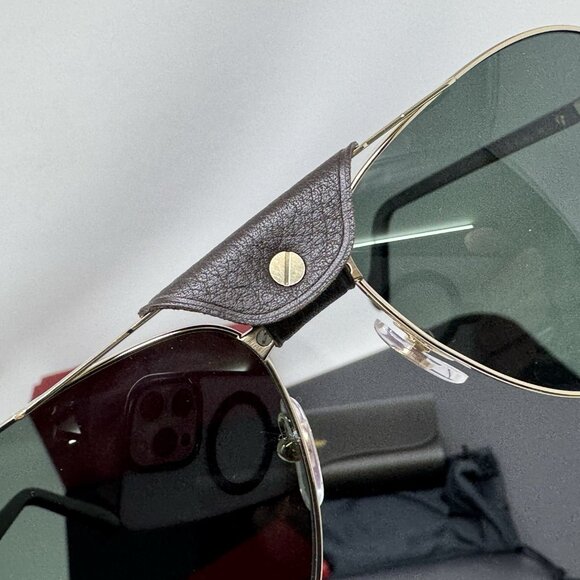 Cartier Sunglasses Aviator Polarized CT0096S-002 - Picture 4 of 16